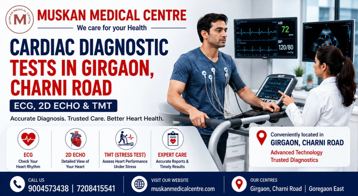 cardiac diagnostic tests in Girgaon, Charni Road