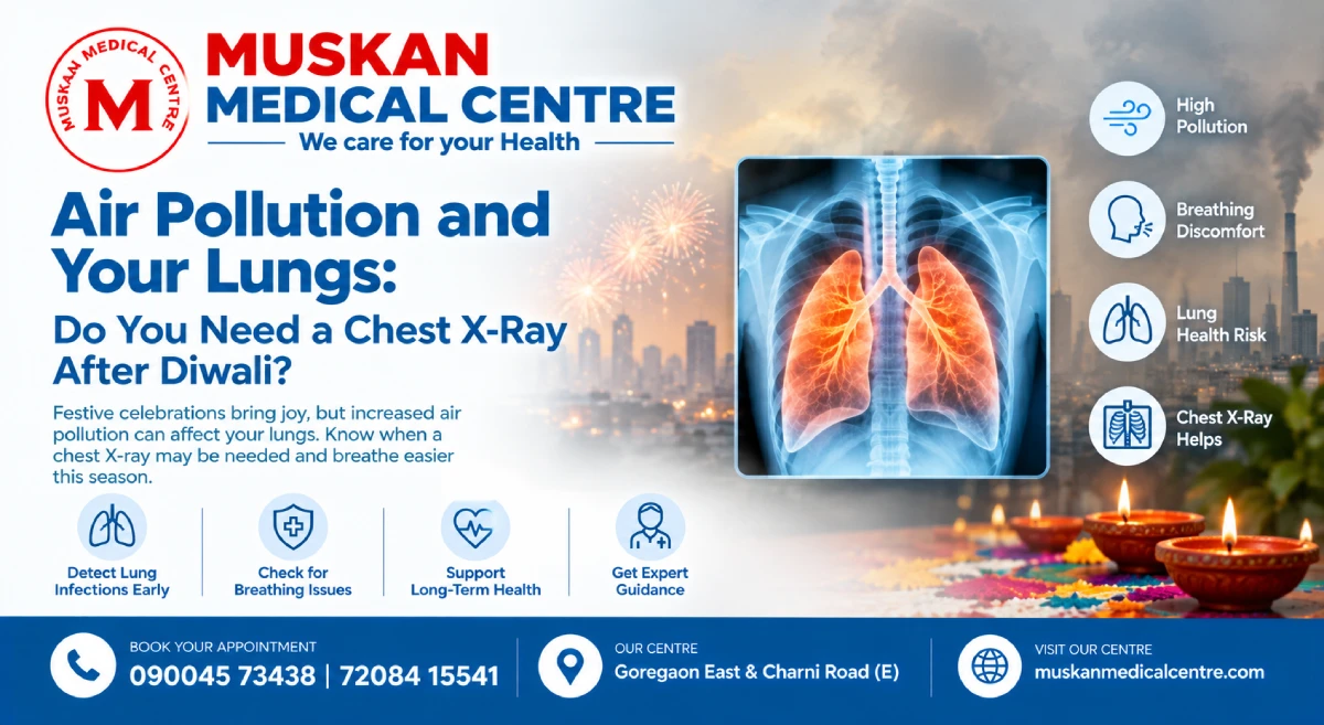 chest x-ray Goregaon pollution